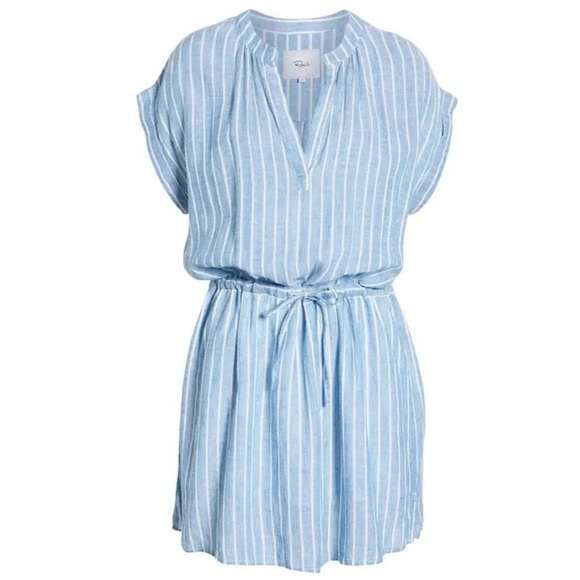 Rails Rails Emma Stripe Linen Blend Mini Dress XS - Picture 1 of 8